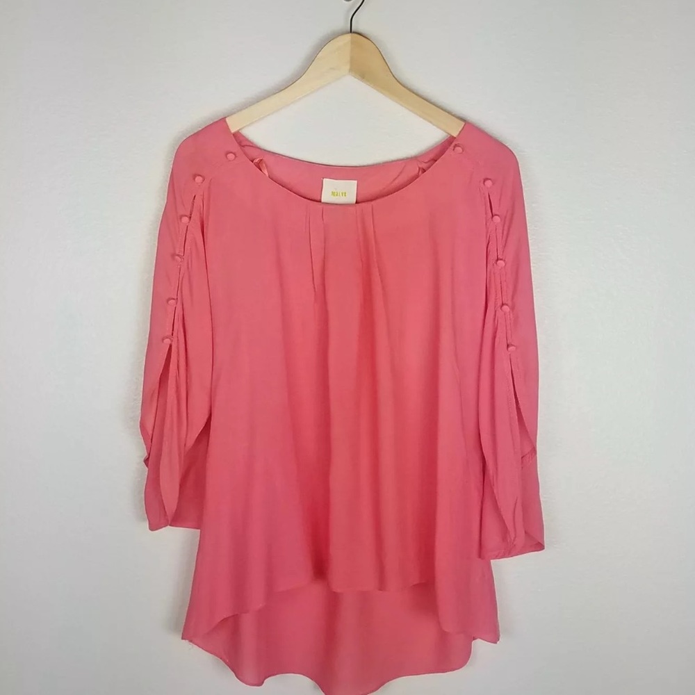 Maeve Braxton Top M Medium Anthropologie Blouse
